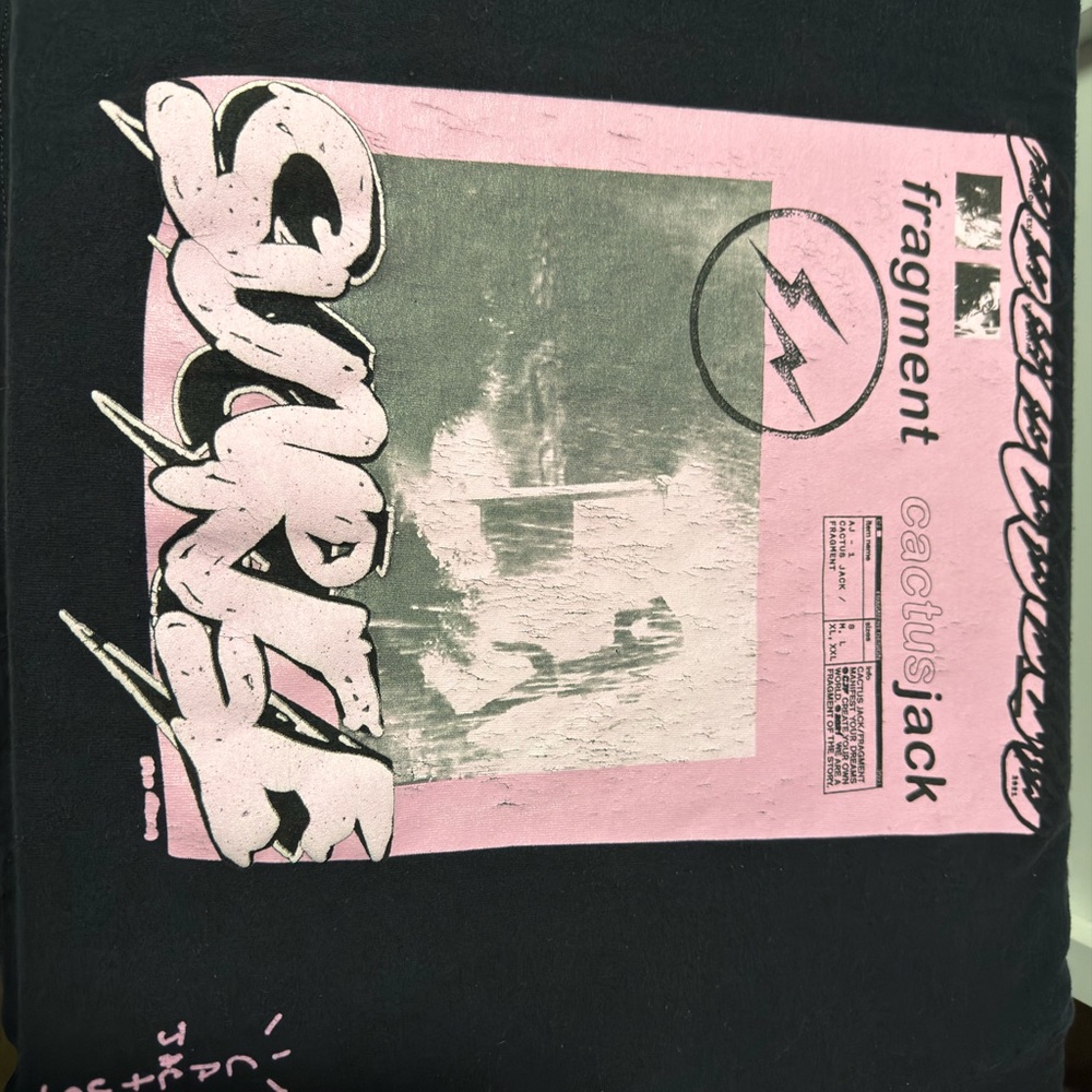 Cactus Jack x Fragment T Shirt